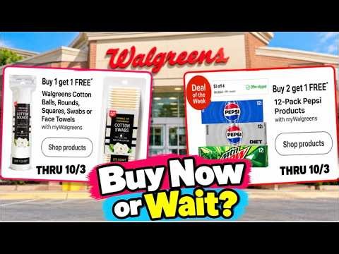 Walgreens Deals | Buy NOW or Wait thru 10/3!