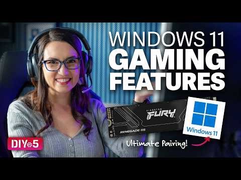 Windows 11 Gaming Features – DIY in 5 Ep 270