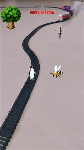 Penguin🐧| Honey Bee 🐝 | Honey bee Video | Honey Bee Cartoon | Penguin Cartoon | Penguin Video