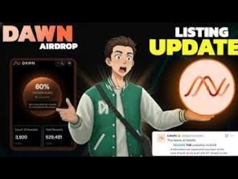 Dawn Airdrop TGE update And Extension Update