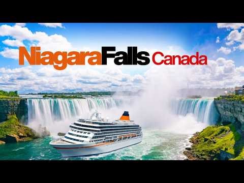 Niagara Falls Ontario Canada Drone footage 4K Full HD