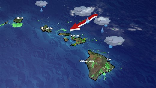 First alert forecast: Breezy trade winds with scattered showers expected to persist through the weekend