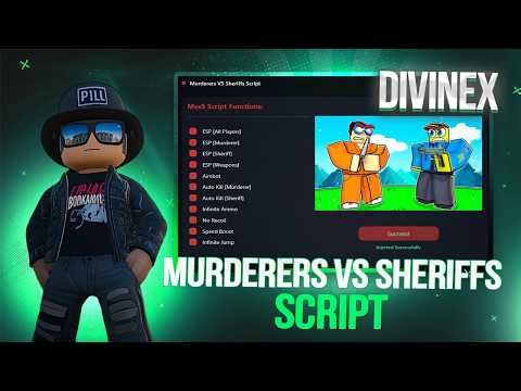 Murderers VS Sheriffs Duels Script NO KEY – Aimbot, ESP, Fly & More! ios/android/pc