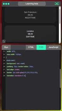 World Clock & Time zone Dashboard