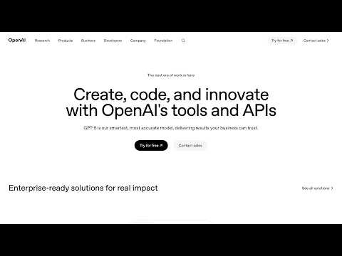 AI Platforms to Accelerate your Business | OpenAI | OpenAI · Openai.com · 2026