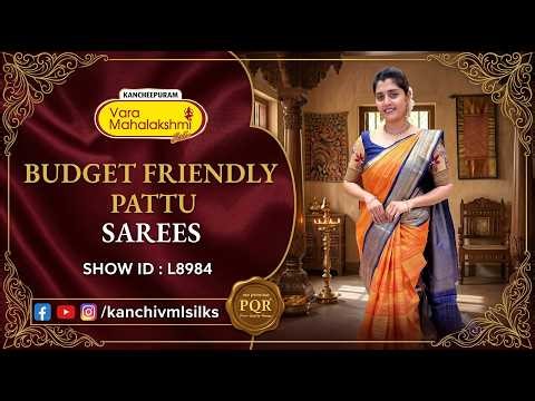 Budget Friendly Pattu Sarees WhatsApp Number 89 0001 0002 | Kancheepuram Varamahalakshmi Silks LIVE