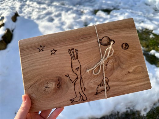 Brotzeitbrett - Aliens - Personalisierbar - Geschenk Für Kinder - Etsy