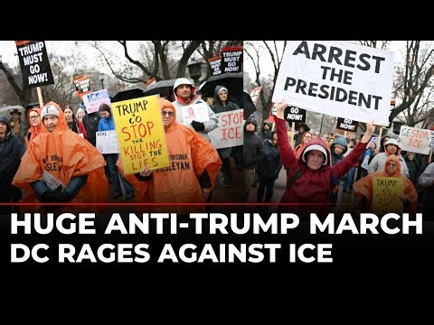 Anti-Trump Protest LIVE: D.C. Rages Over ICE After Minneapolis Shooting | Washington | US News LIVE