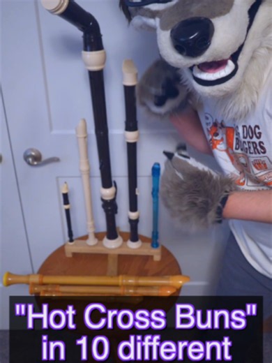 Hot Cross Bun in 10 Different Harmonies