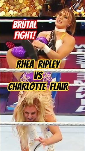 CHARLOTTE FLAIR vs RHEA RIPLEY 🔥Wwe Full Match Highlights| #wwe #shorts #ytshorts #raw #aew#wwe2026