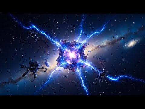 Hallucinations Over the Galactic City — Dark Psychedelic Space Ambient | Alien Neon Dreams | 4K