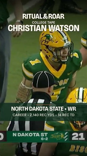 Christian Watson college highlights at North Dakota State | Before the League