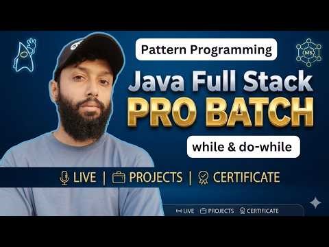 Master While Loop, Do-While & Pattern Programming 🚀 | Core Java Day-14