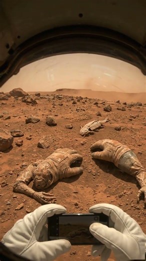 Dead Alien Creature Found on Mars… But It Moves | Realistic Space Footage