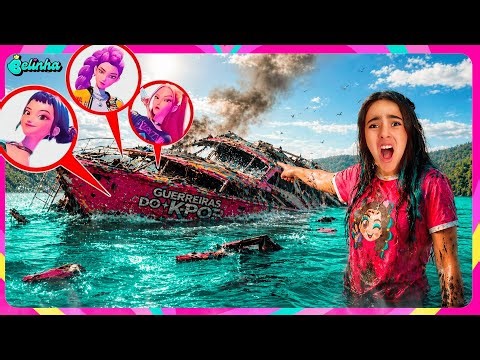 AS GUERREIRAS DO KPOP SOFRERAM UM ACIDENTE DE BARCO NA LAGOA! HUNTRIX (KPOP DEMON HUNTERS) 
