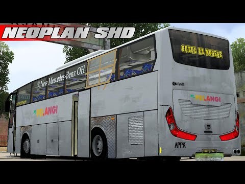 TERBARU || Livery PT Pelangi Efek Kotor. Mod Neoplan SHD UMP. Bussid