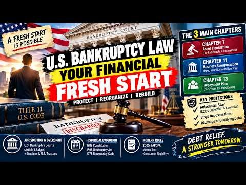 How Bankruptcy Works in the USA | Complete Guide to U S Bankruptcy Law