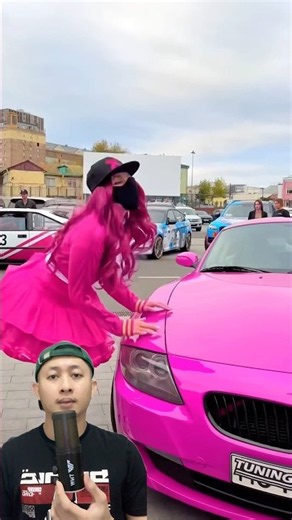 CHOOSE PINK OR BLACK CAR‼️🤯😱@Magica_VAshow #remix #dubbing #trending