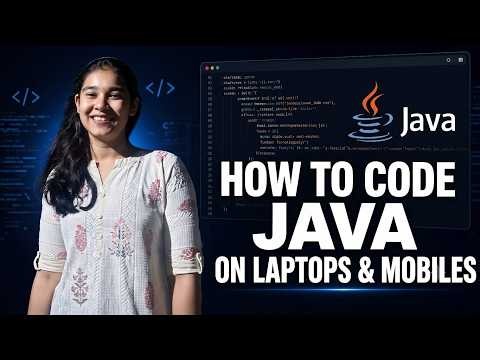 How to Code Java on Laptop & Mobile | Java Programming for Beginners | Easy Java Setup