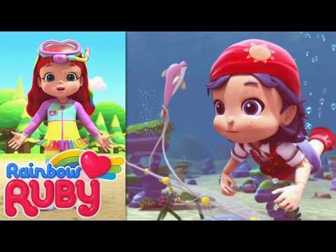 Dolphin Dilemma | Rainbow Ruby - WildBrain | Full Episodes for Kids