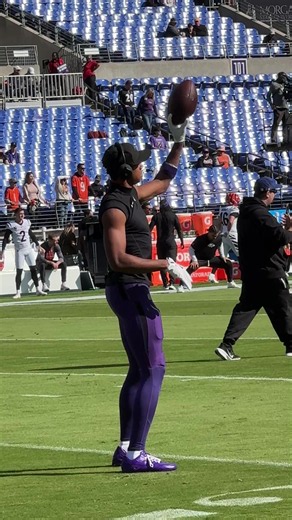 Pregame work @Ja’Kobi Lane #nfl #ravens Tune into CBS/Paramount ! | Nfl Players