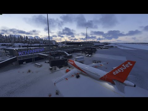 FLYING TO SANTA'S HOME 🎅- GROUP FLIGHT | MANCHESTER - ROVANIEMI | EASYJET A320 | MSFS 2024 VATSIM