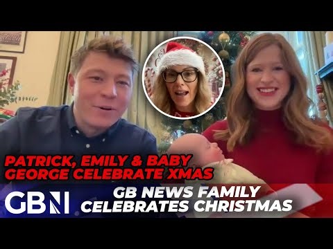 GB News celebrates Christmas! | Patrick Christys and Emily Carver share holiday plans with baby boy