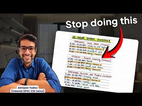 The Study Schedule That Actually Works for UPSC