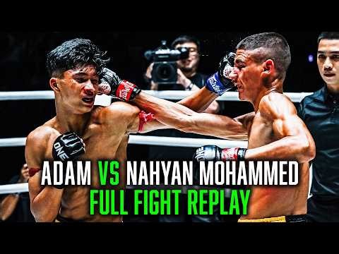 RAZOR CLOSE ⚔️ Adam vs. Nahyan Mohammed 1 | Muay Thai Full Fight