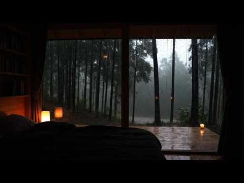 rain sound 4 hour for sleeping 🌧️ | relaxing rain white noise |Serene Rain sleep 
