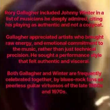 Rory Gallagher's favourite american guitarist #rorygallagher #stratocaster #jimihendrix #bluesrock