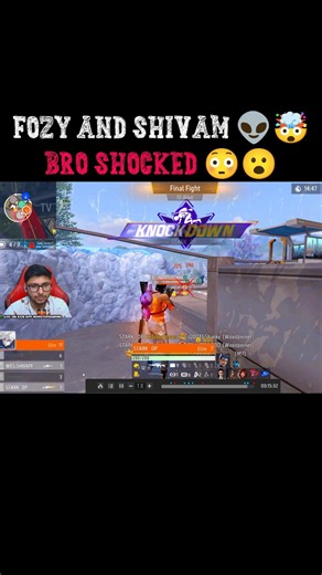 FOZY BHAI AND NG BHAI SHOCKED😳👽 STARK OP 3 HEADSHOT IN 3 BULLETS 🤯😱 #shorts #viral #freefiremax #tg
