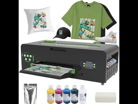 Qilpho L1390 A3 DTF Printer Review : White Ink Circulation, Pro Results on Dark Shirts