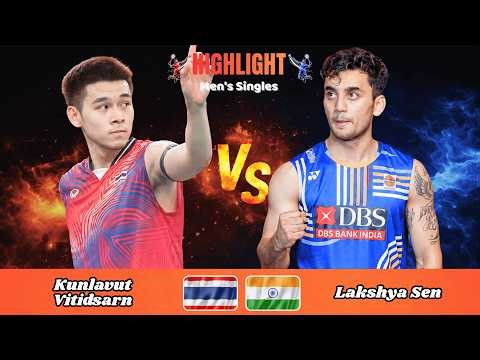 Men's Singles | Kunlavut Vitidsarn (THA) vs Lakshya Sen (IND) |💥| Badminton 2026