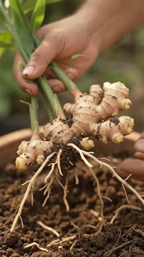How to Grow Fresh Ginger at Home | Easy Gardening#homemade #gardening #trending #viral