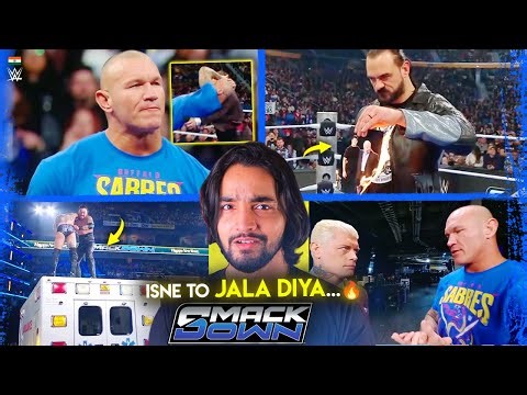 'RKO IS BACK🔥' Crazy Ambulance Match & Drew is INSANE* - WWE Smackdown Highlights
