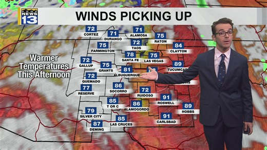 Cooler, dry and windy weather brings higher fire threat to New Mexico