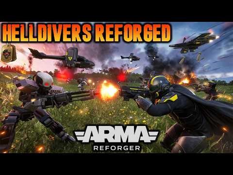 HELLDIVERS REFORGED | EPIC OPERATION Vs AUTOMATON HORDES (Arma Reforger)