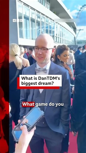 What is DanTDM's biggest dream? #DanTDM #Streaming #BBCNews
