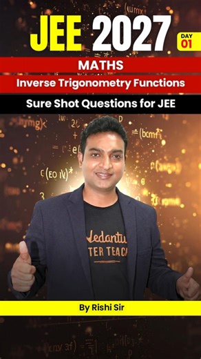 Inverse Trigonometry Trick 🔥 JEE 2027 Maths | Rishi Sir #shorts