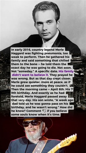 A Country Legend Told His Family the Exact Day He Would Die