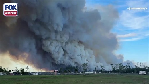 Watch: Heavy clouds of smoke rise above Naples amid raging wildfire in Collier County