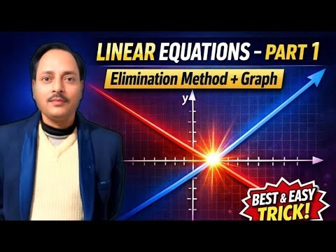 Pair of Linear Equations in Two Variables Class 10 | Graph, Elimination & Cross Multi | Ex 3.1