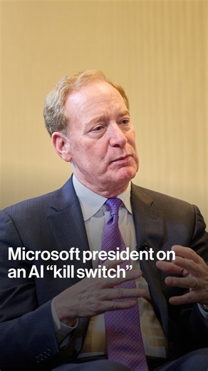 Microsoft president on an AI “kill switch”