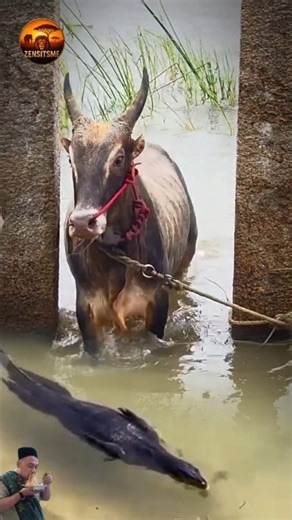 BUKAN IKAN! SOSOK ANEH BIKIN SAPI KETAKUTAN 😱