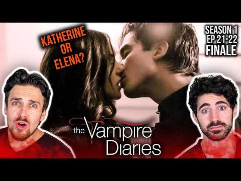 *THE VAMPIRE DIARIES* DAMON KISSED HER!? | First Time Watching | Show Reaction