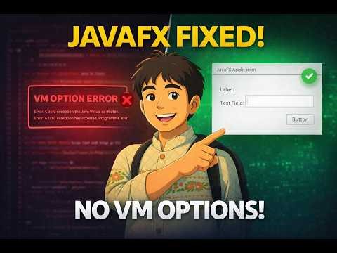 Fix JavaFX VM Options Error 🔥 | JavaFX Setup & Launcher Method (Bangla)