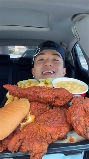100th Time Eating Dave’s Hot Chicken 🔥 Still Worth It? #daveshotchickenuk #asmr #mukbang #shorts