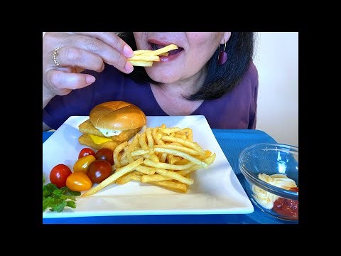 ASMR EATING [FILET O FISH CRISPY FRIES CHICKEN NUGGETS| EATING SOUNDS |MUKBANG NO TALKING|MEB ASMR