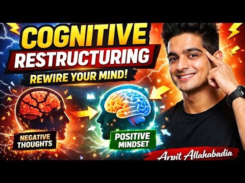 Negative Soch Ko Kaise Control Kare? (Cognitive Restructuring Explained)Stop Overthinking |